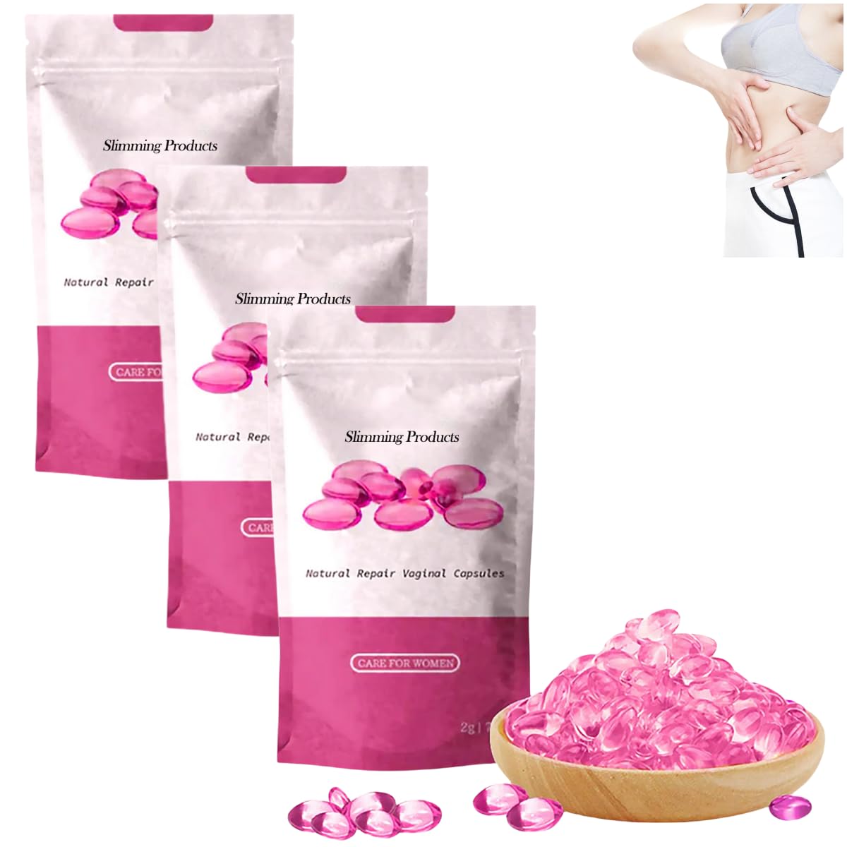 Cure Naturelle de Réparation Intime :  3 Sachets Inclus pour Chaque Achat !