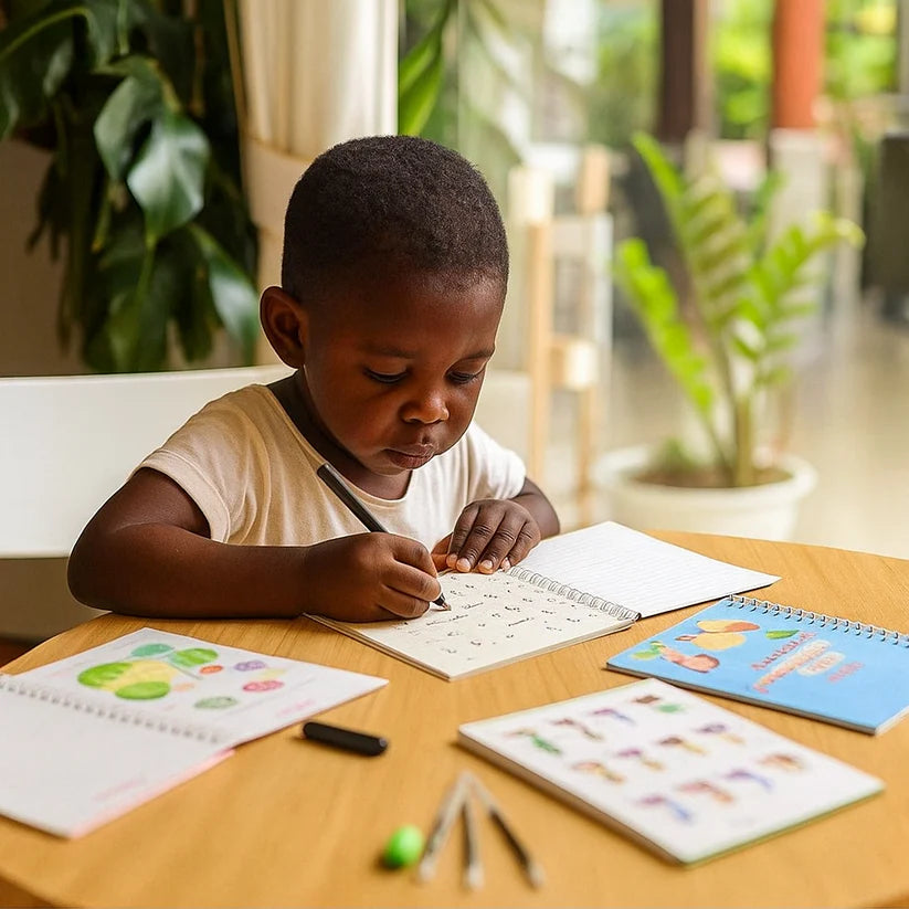 J’écris et j’efface ! – Mon Premier Cahier d’Écriture