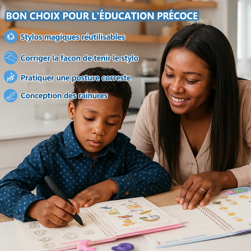 J’écris et j’efface ! – Mon Premier Cahier d’Écriture