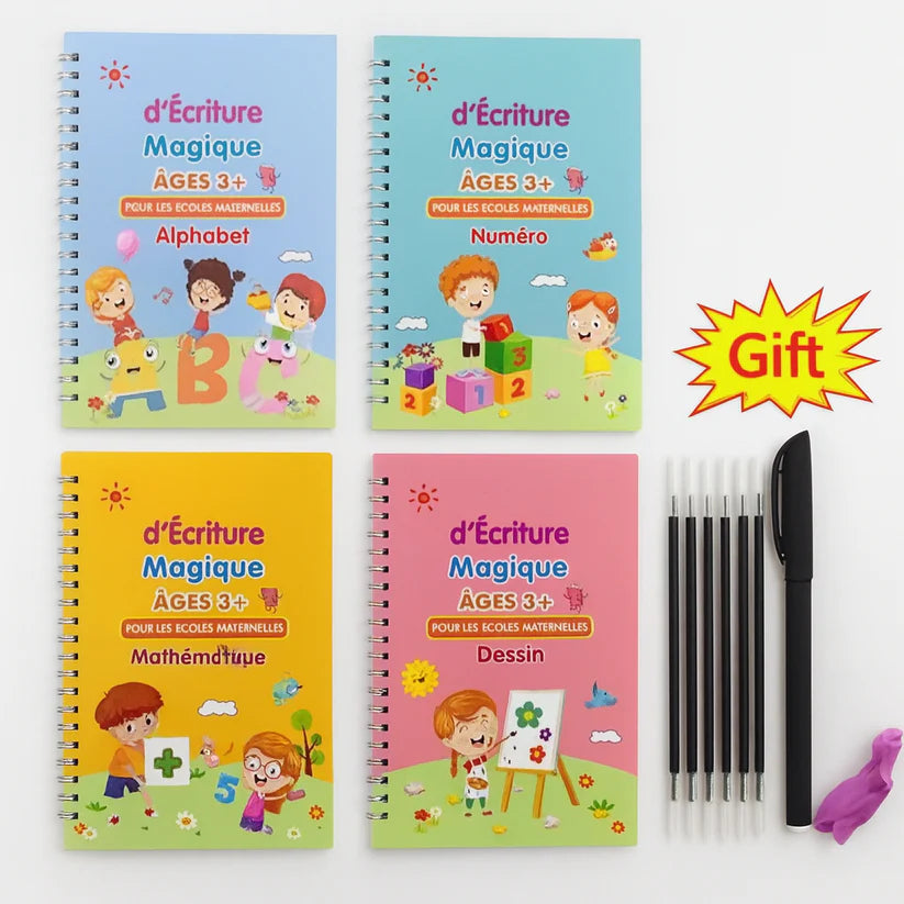 J’écris et j’efface ! – Mon Premier Cahier d’Écriture