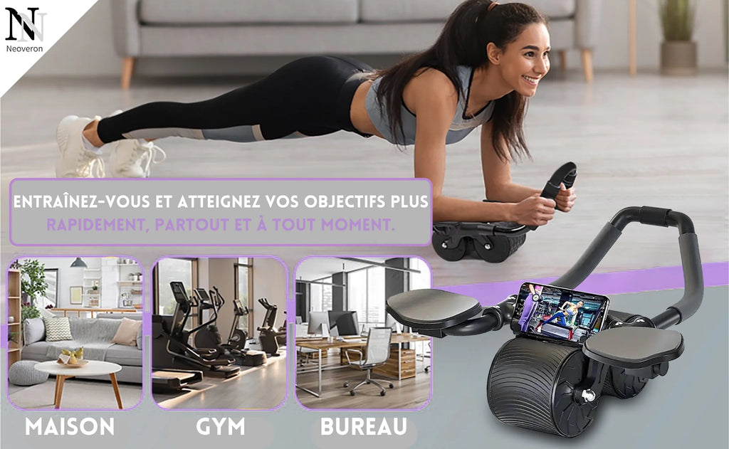Roue Abdominale Ultra-Performante. Sculptez votre Silhouette Facilement !